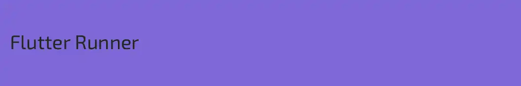 Flutter Runner